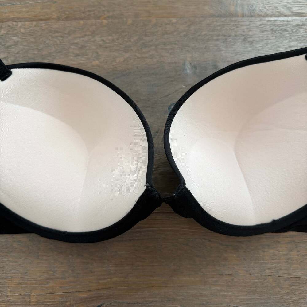 PINK Victoria's Secret Wear Everywhere Push-Up Bra Black 36B - Picture 10 of 10